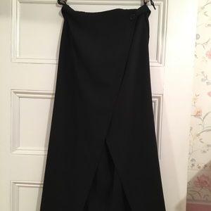 DKNY Long Black wool skirt Vintage